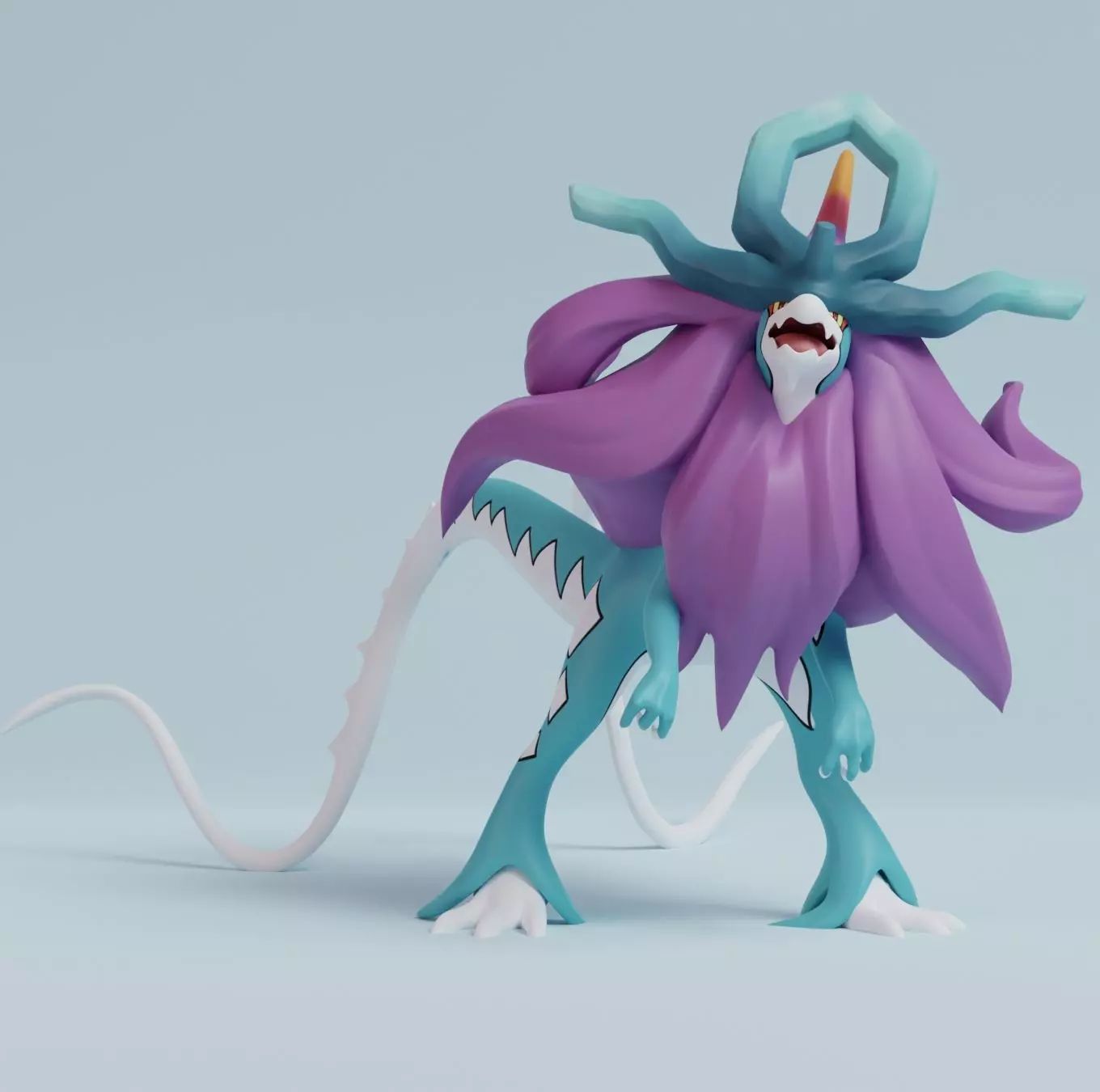 Pokemon - Walking Wake with 2 poses 3D print model_0