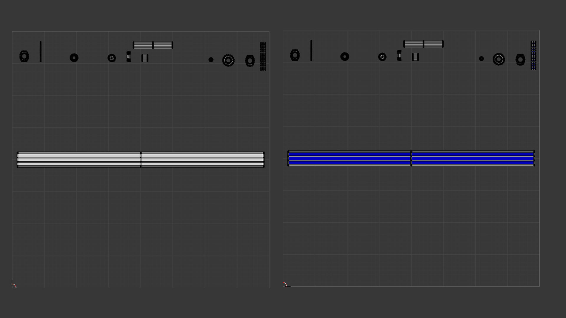 Roll Up Door Gate Store with SetBuild Options Low-poly 3D model_14