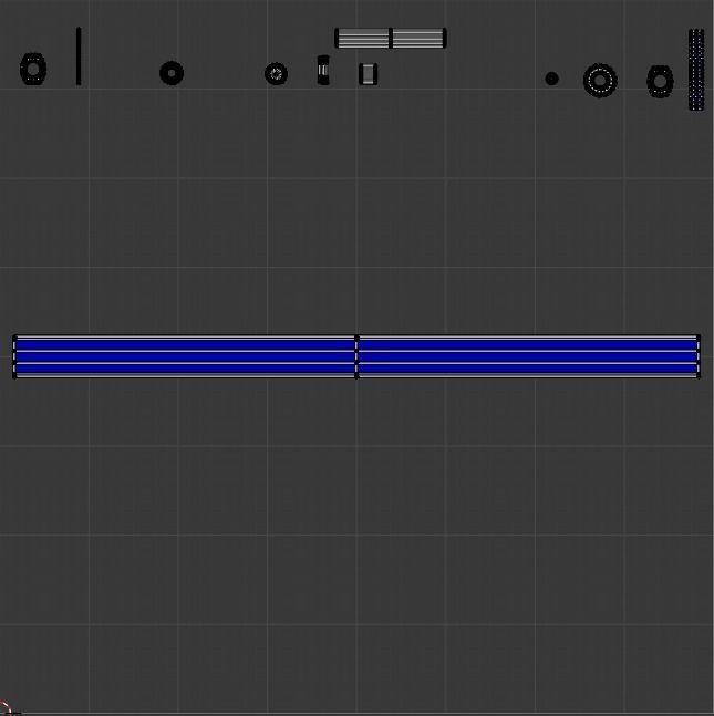 Roll Up Door Gate Store with SetBuild Options Low-poly 3D model_36