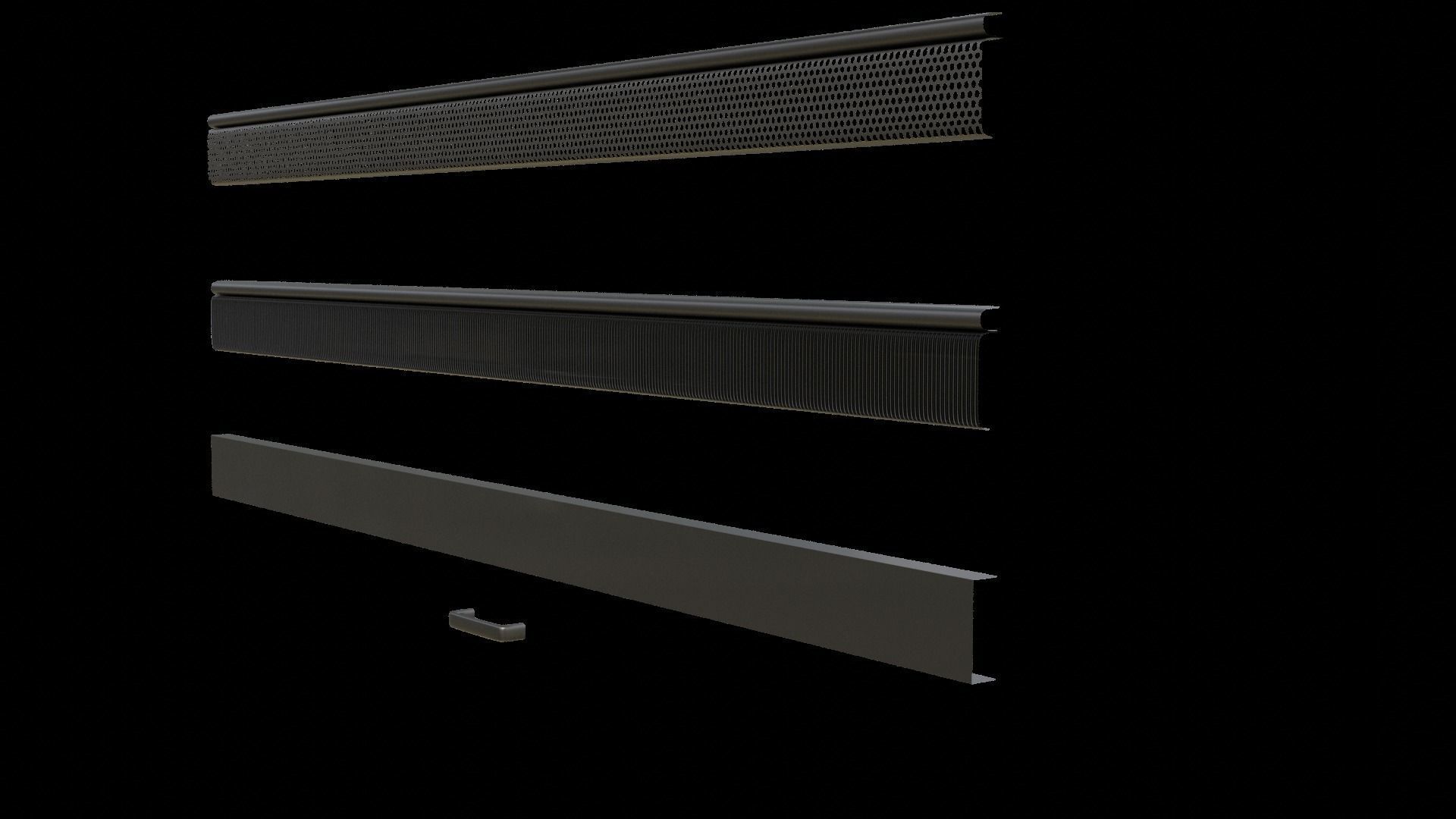 Roll Up Door Gate Store with SetBuild Options Low-poly 3D model_19