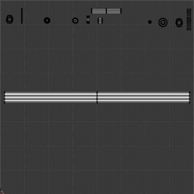 Roll Up Door Gate Store with SetBuild Options Low-poly 3D model_37