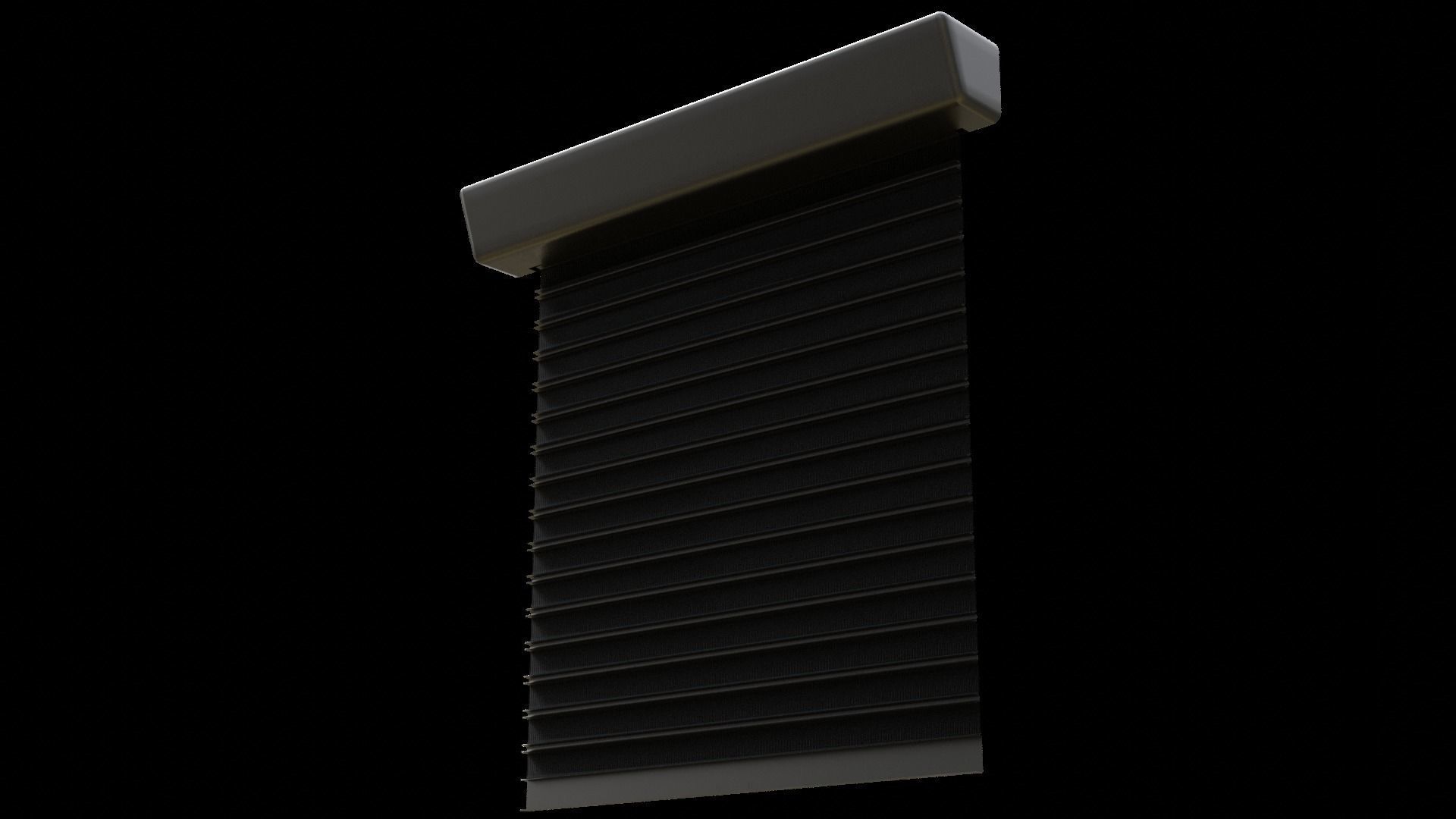 Roll Up Door Gate Store with SetBuild Options Low-poly 3D model_27