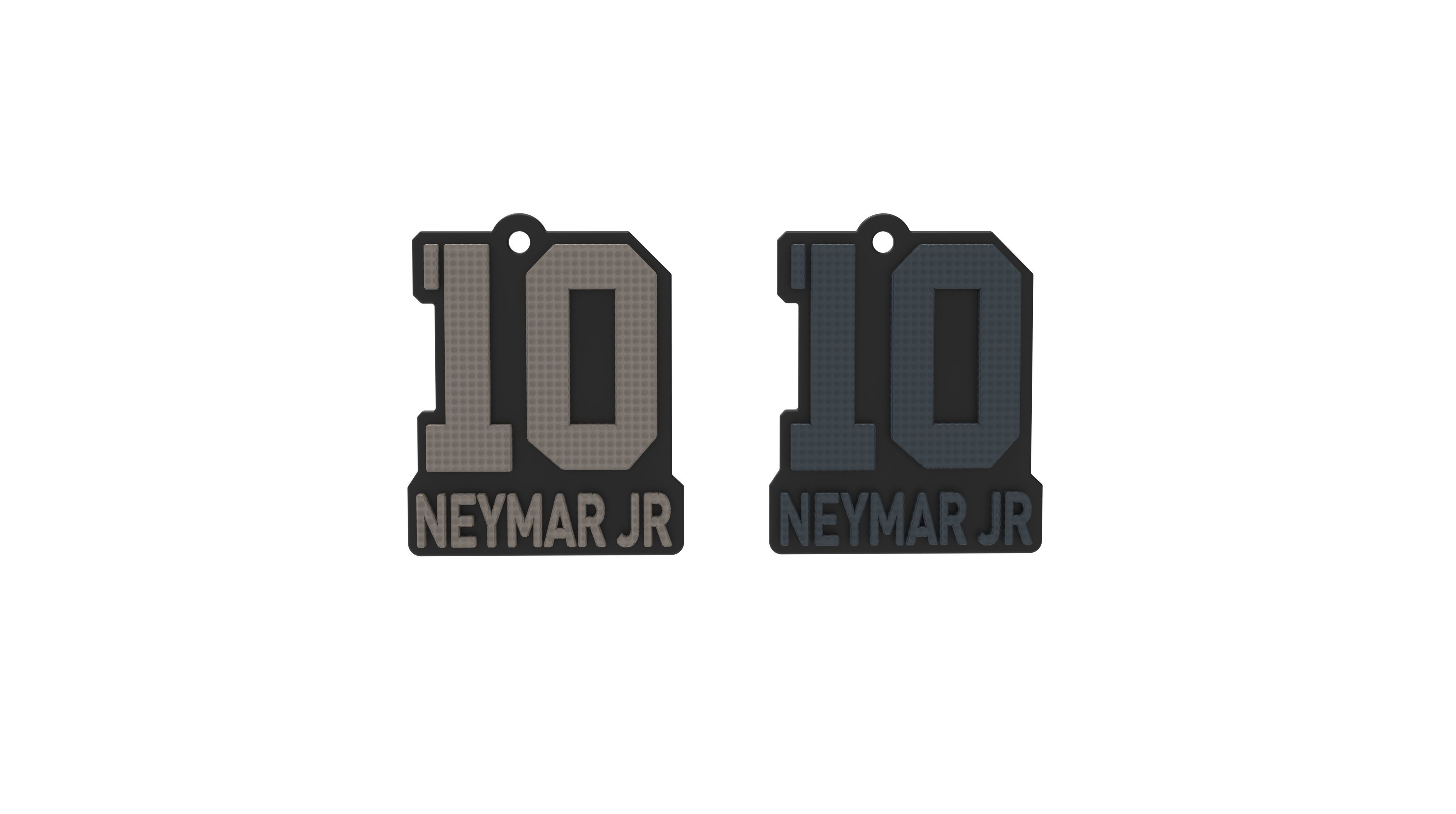 NEYMAR FC 10 KEYCHAIN - FOR 3D PRINTING 3D model 3D printable | CGTrader