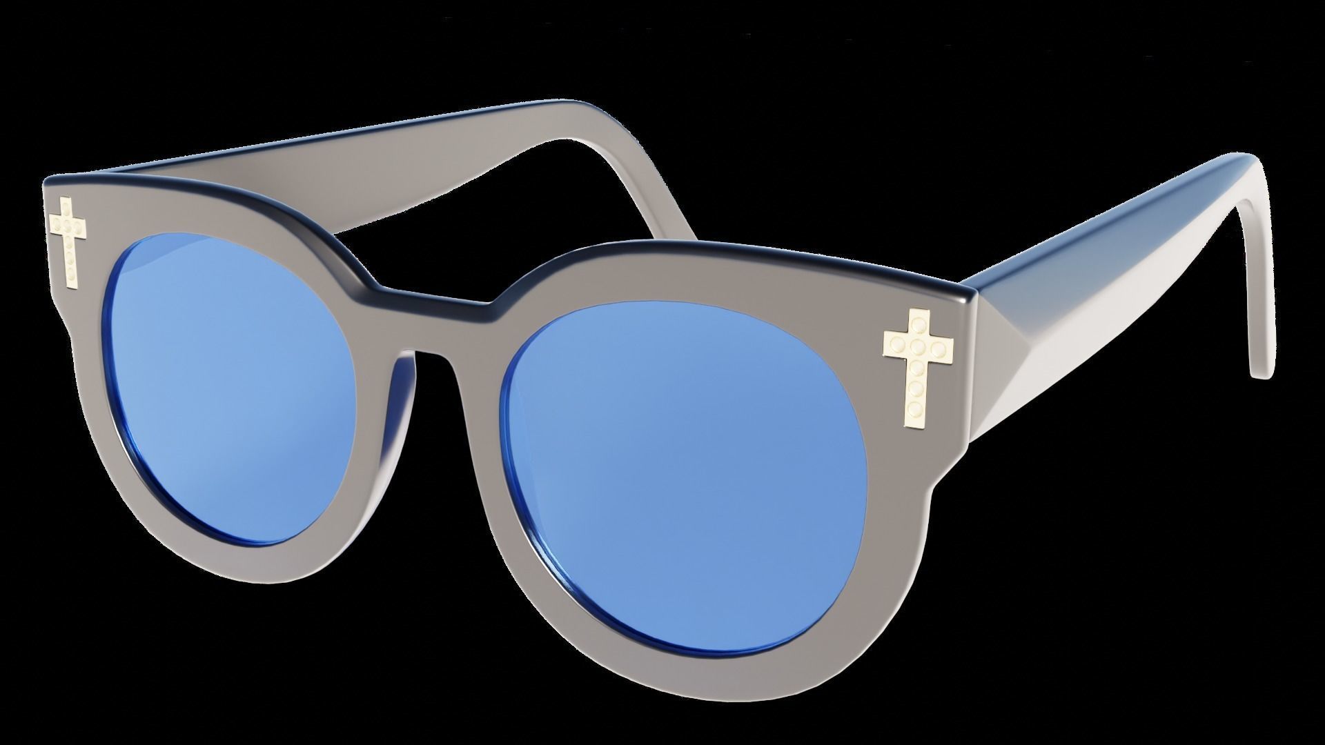 Glasses High Detail  3D model_9