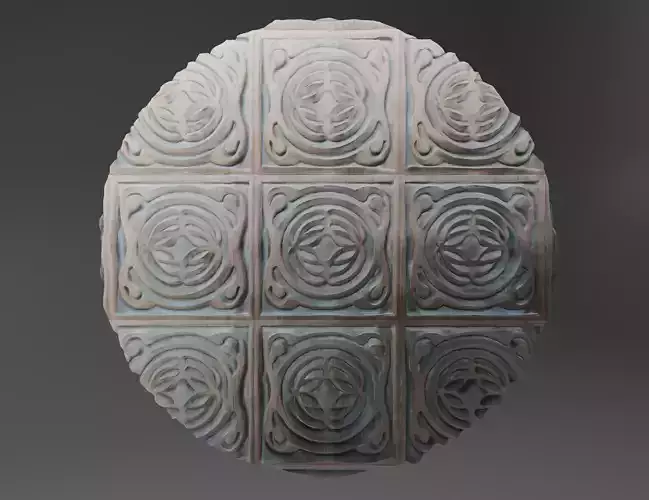 Wood floor with engrave Texture