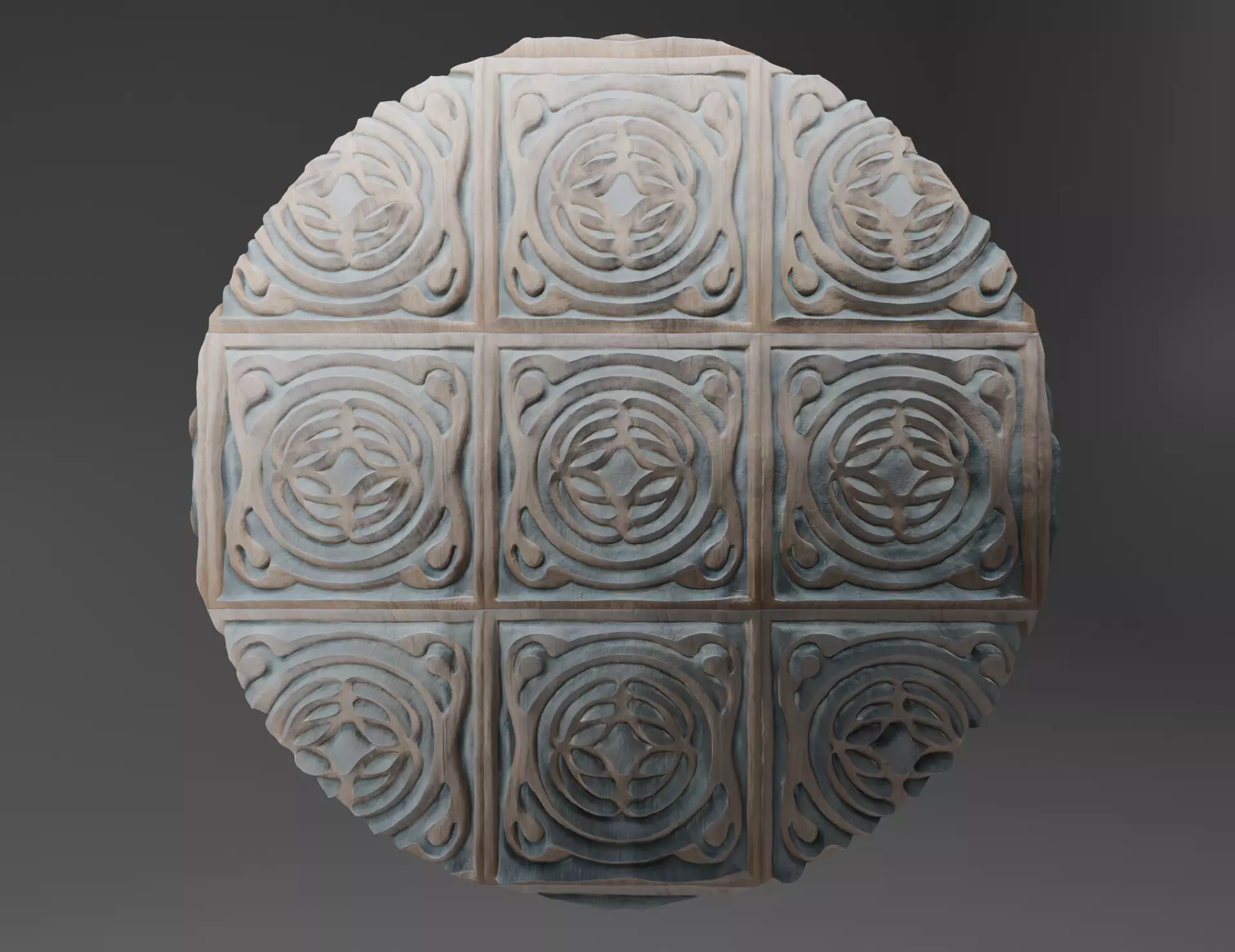 Wood floor with engrave Texture