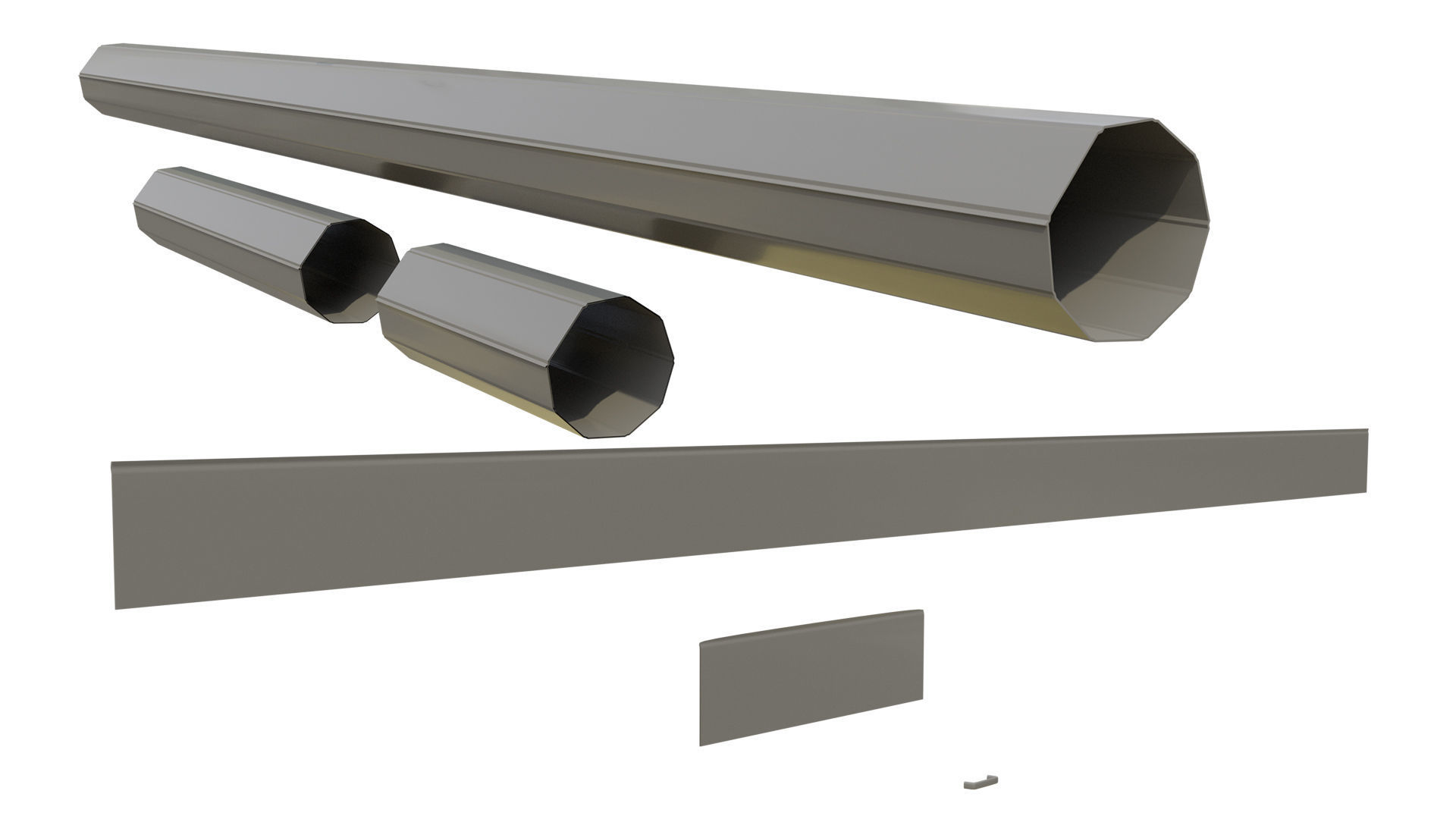 Roll UP Door Gate Pack 3D Model Collection_14