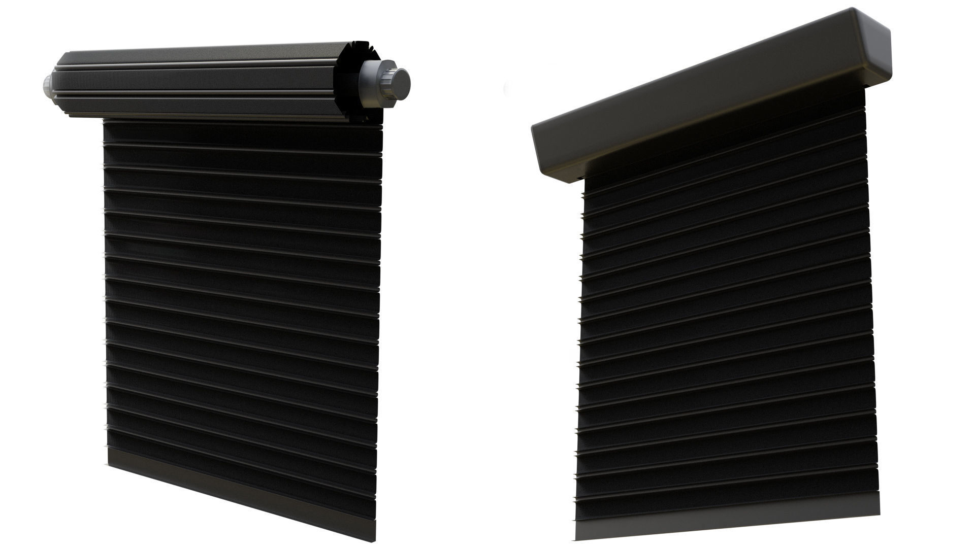 Roll UP Door Gate Pack 3D Model Collection_28