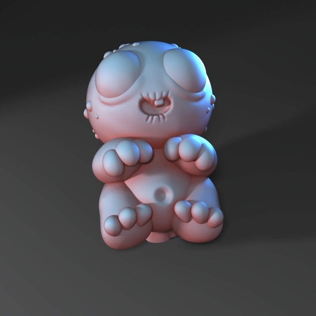 Morning Scribbles turttle fan art 3D print model_1