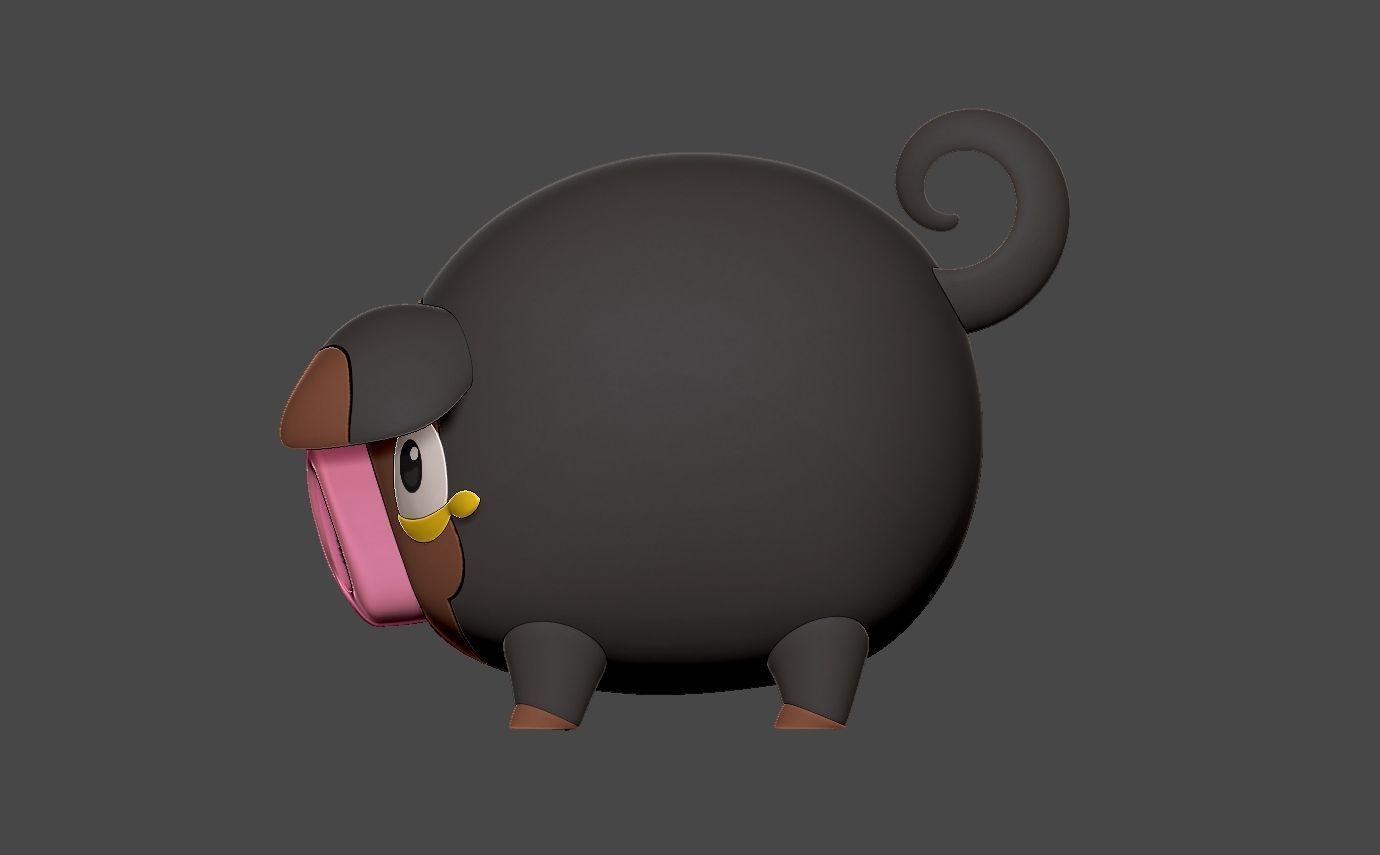 Free Pokemon lechonk  Free 3D print model_5