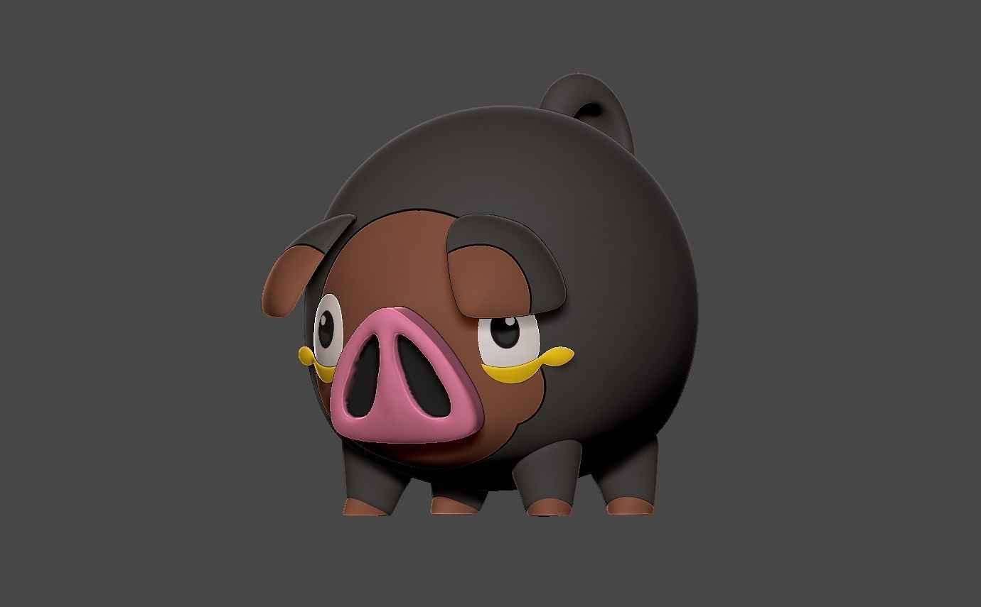 Free Pokemon lechonk  Free 3D print model_3