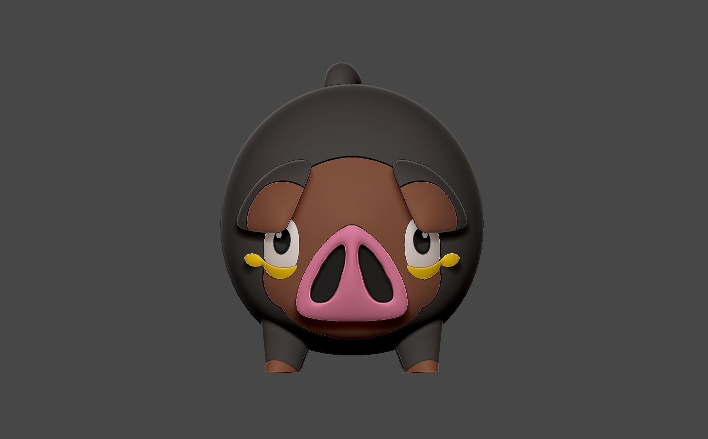 Free Pokemon lechonk  Free 3D print model_1
