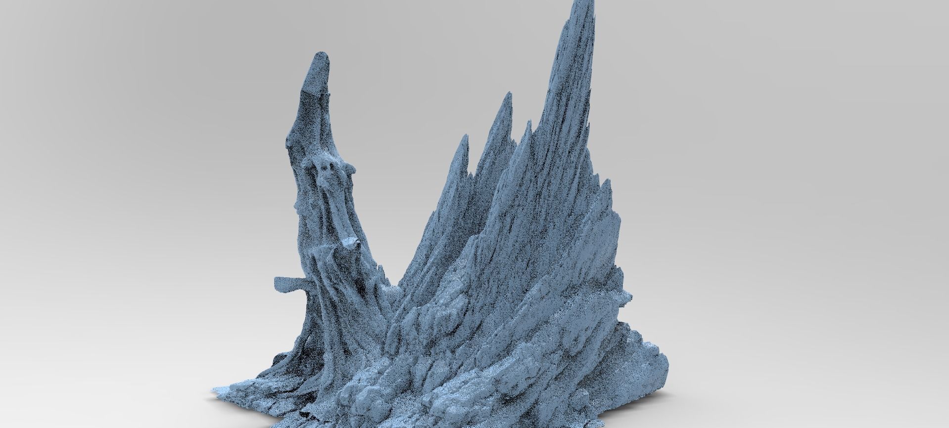 Medieval Hollow Tree 2 3D model_1