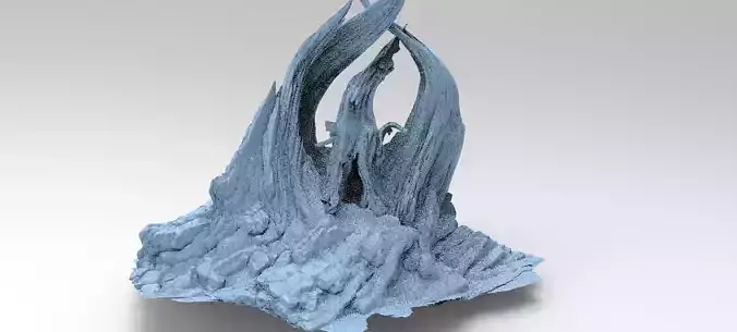 Medieval Witches Hollow Tree 1 Rocks