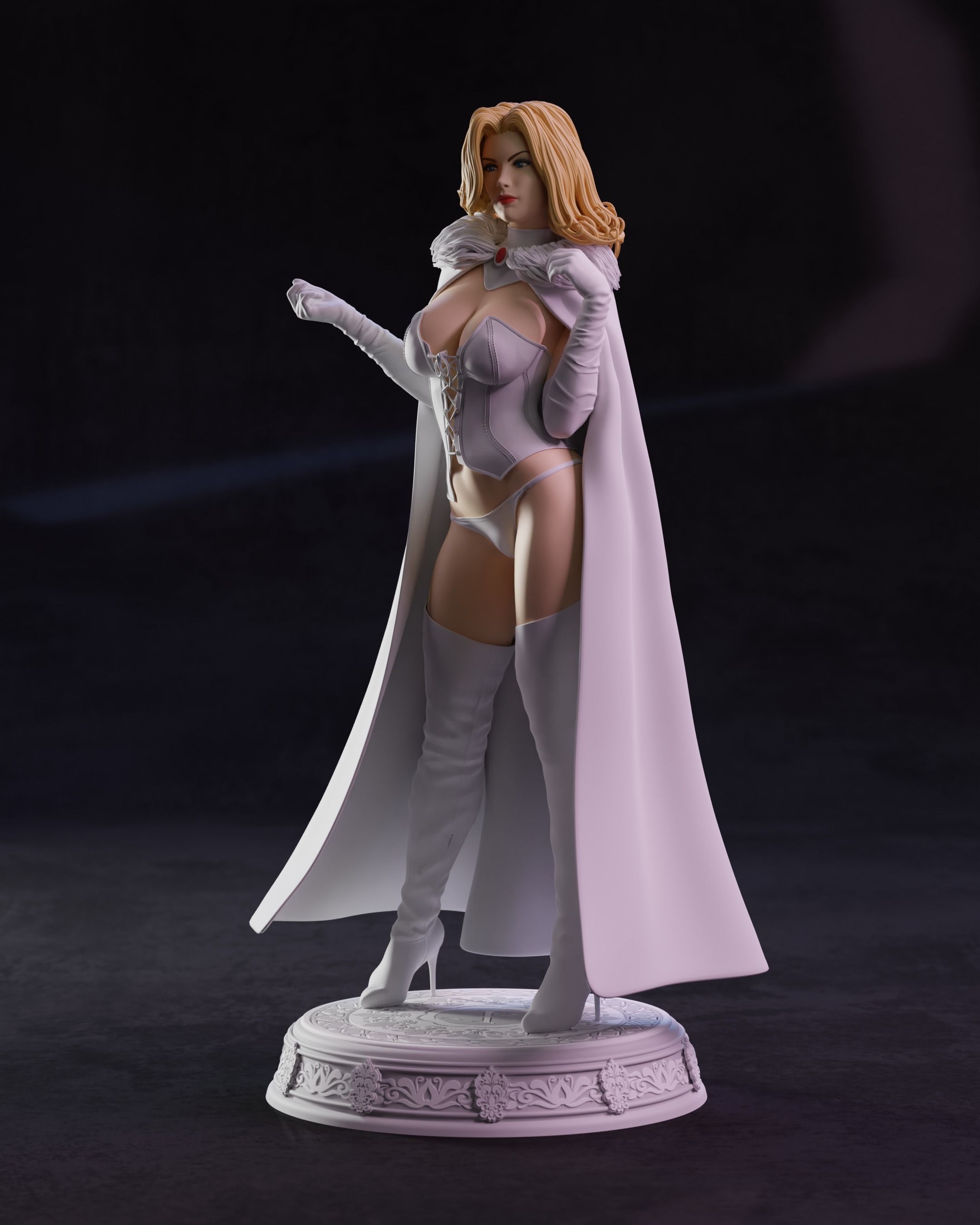 Emma Frost 3D print model_1