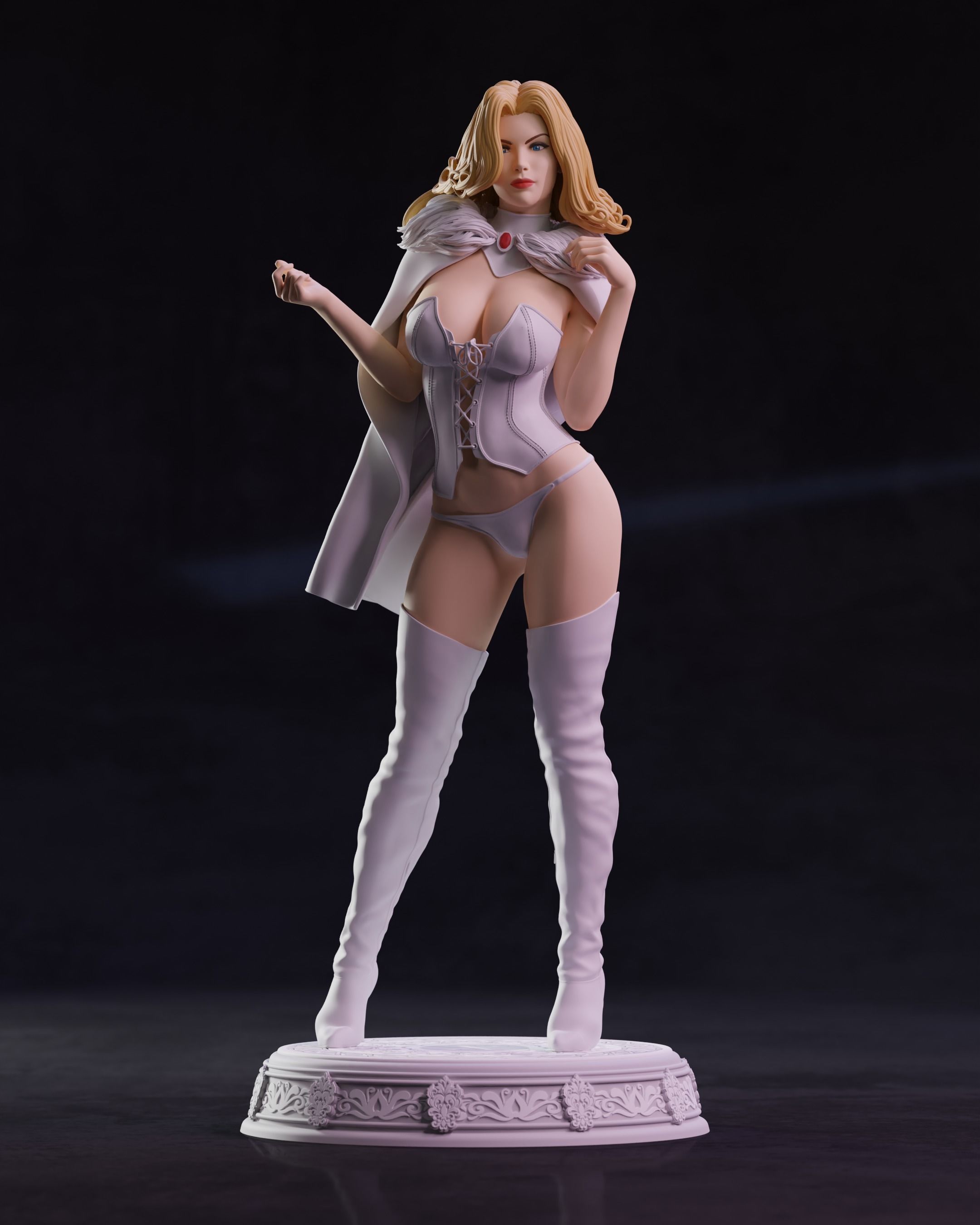 Emma Frost 3D print model_8