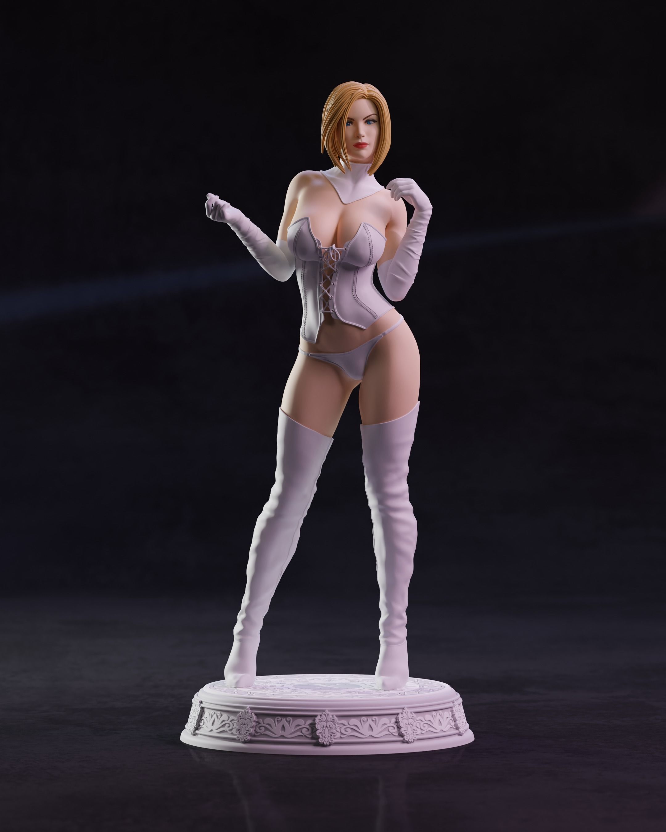Emma Frost 3D print model_5