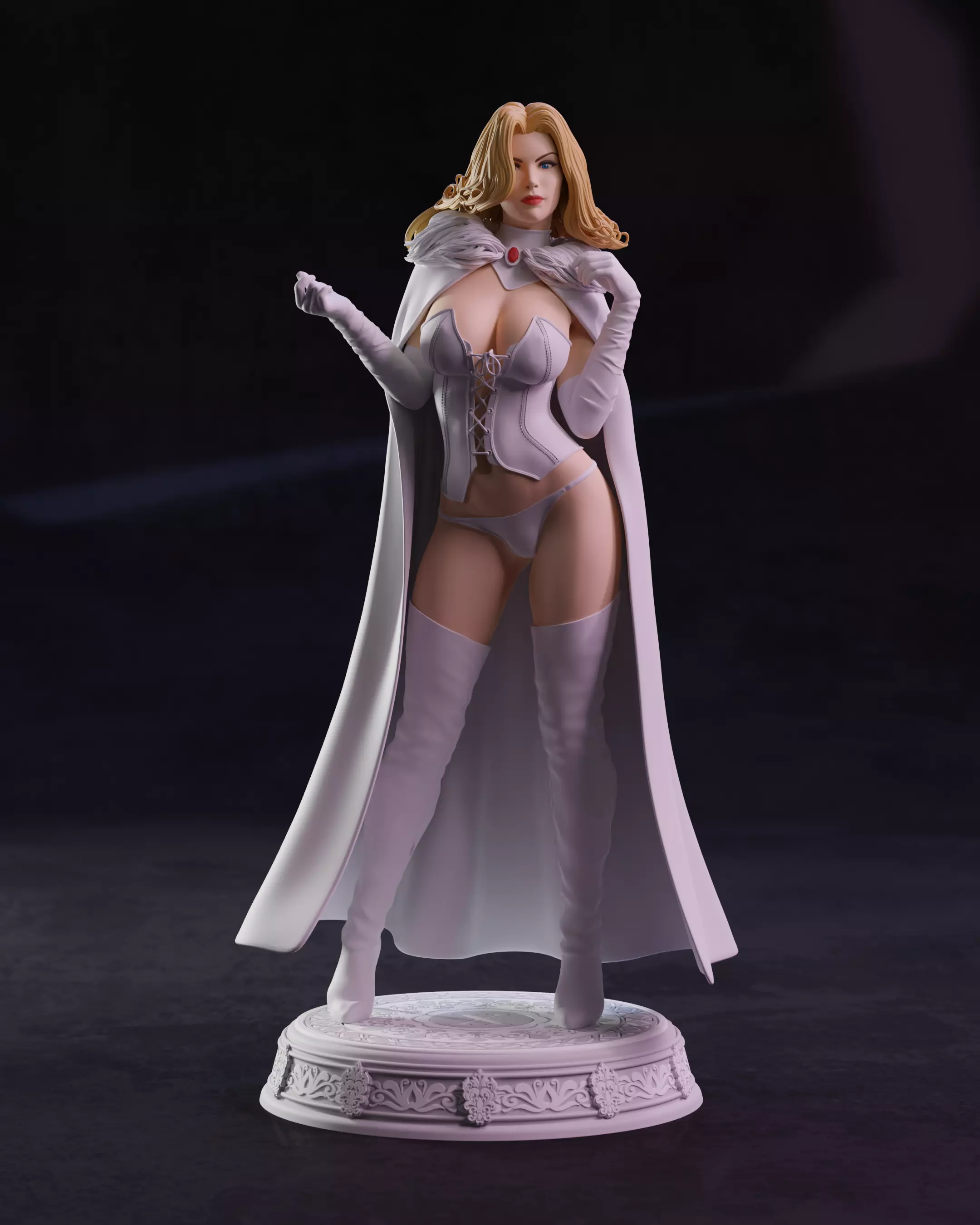 Emma Frost 3D print model_0