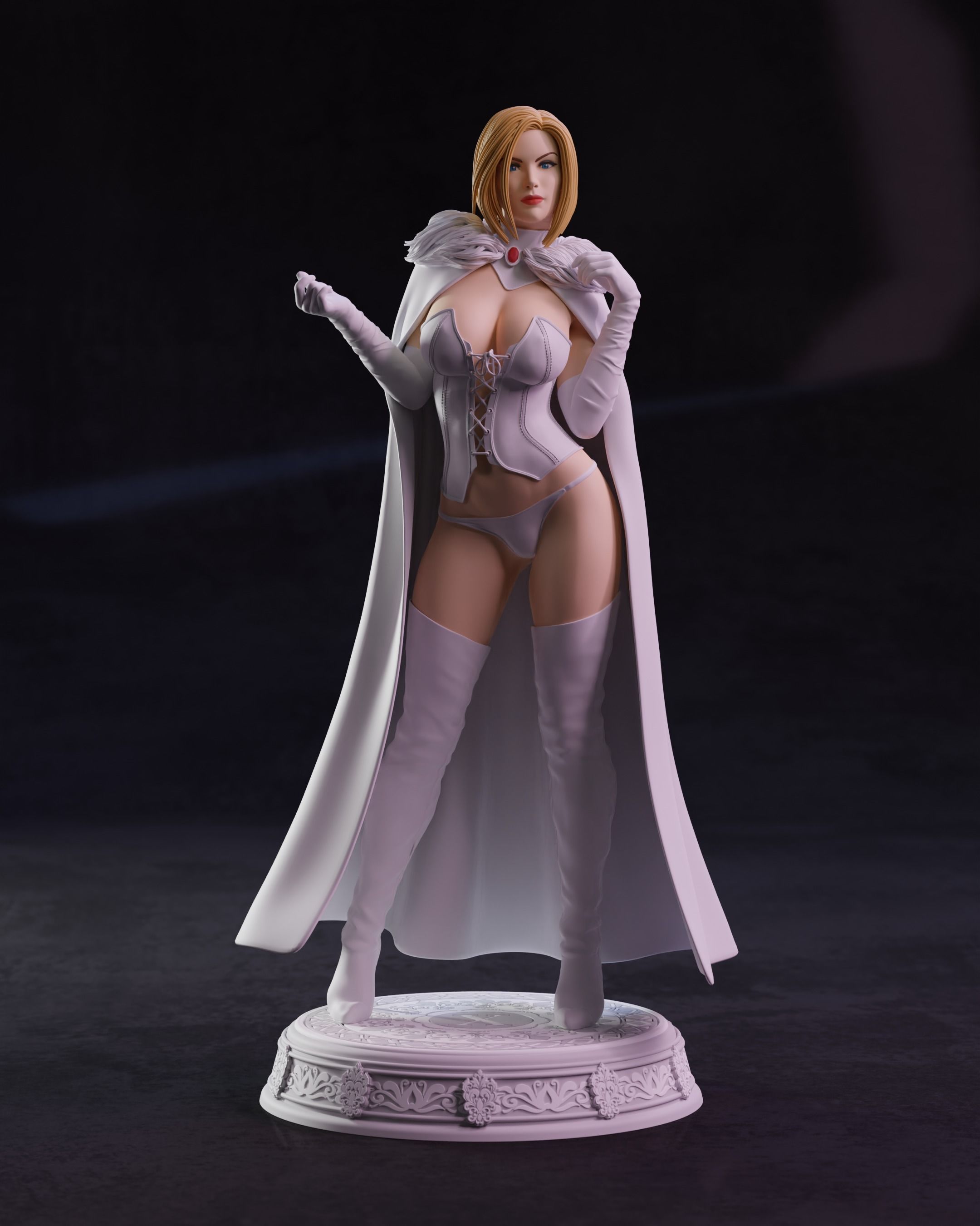 Emma Frost 3D print model_2
