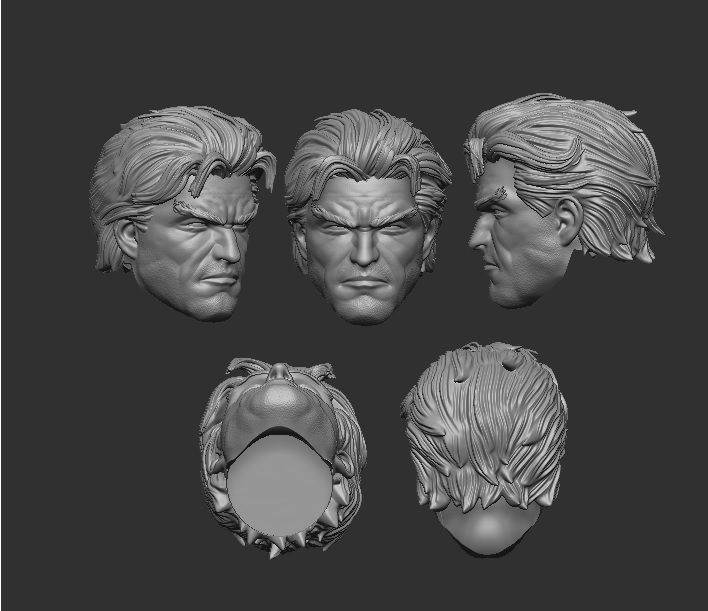 House of X Magneto - Headsculpt for Action Figures  3D print model_1