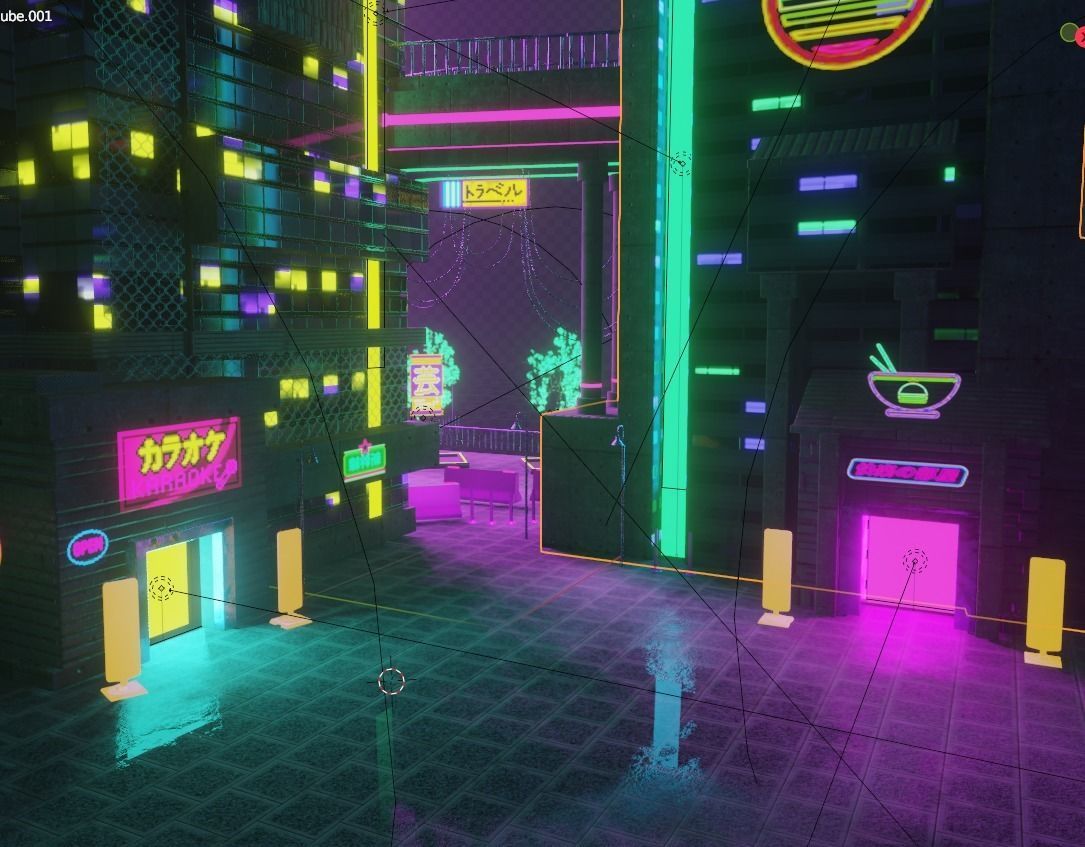 ABC Lettered Buildings - 36 Days of Type 3D model_11