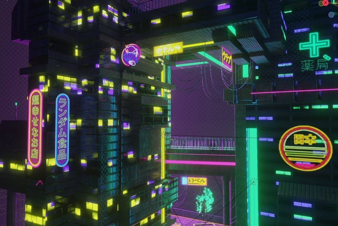 ABC Lettered Buildings - 36 Days of Type 3D model_12