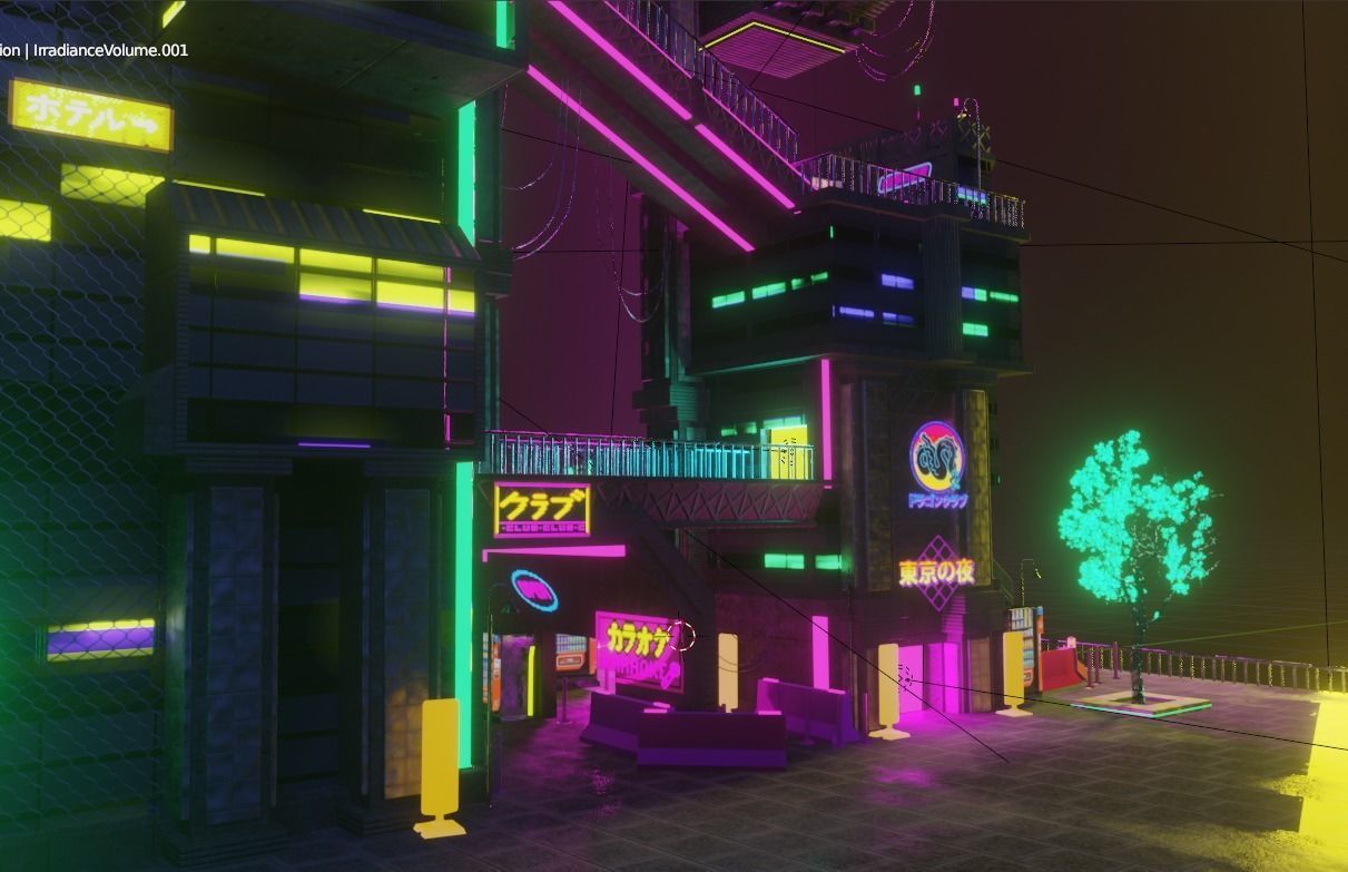 ABC Lettered Buildings - 36 Days of Type 3D model_33