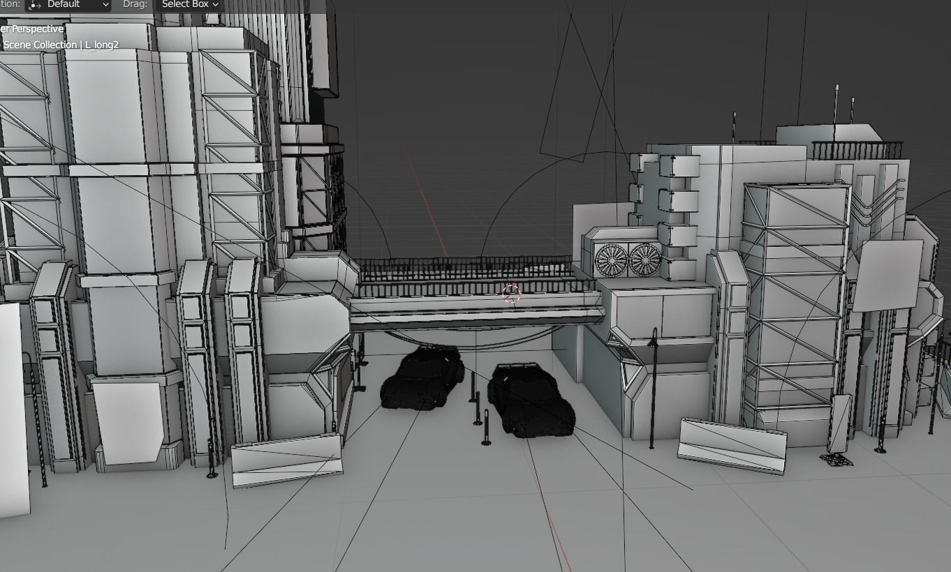 ABC Lettered Buildings - 36 Days of Type 3D model_65