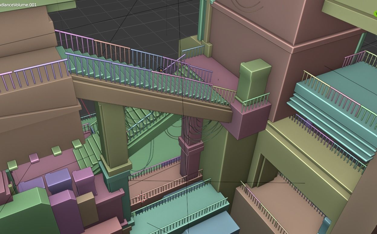 ABC Lettered Buildings - 36 Days of Type 3D model_39