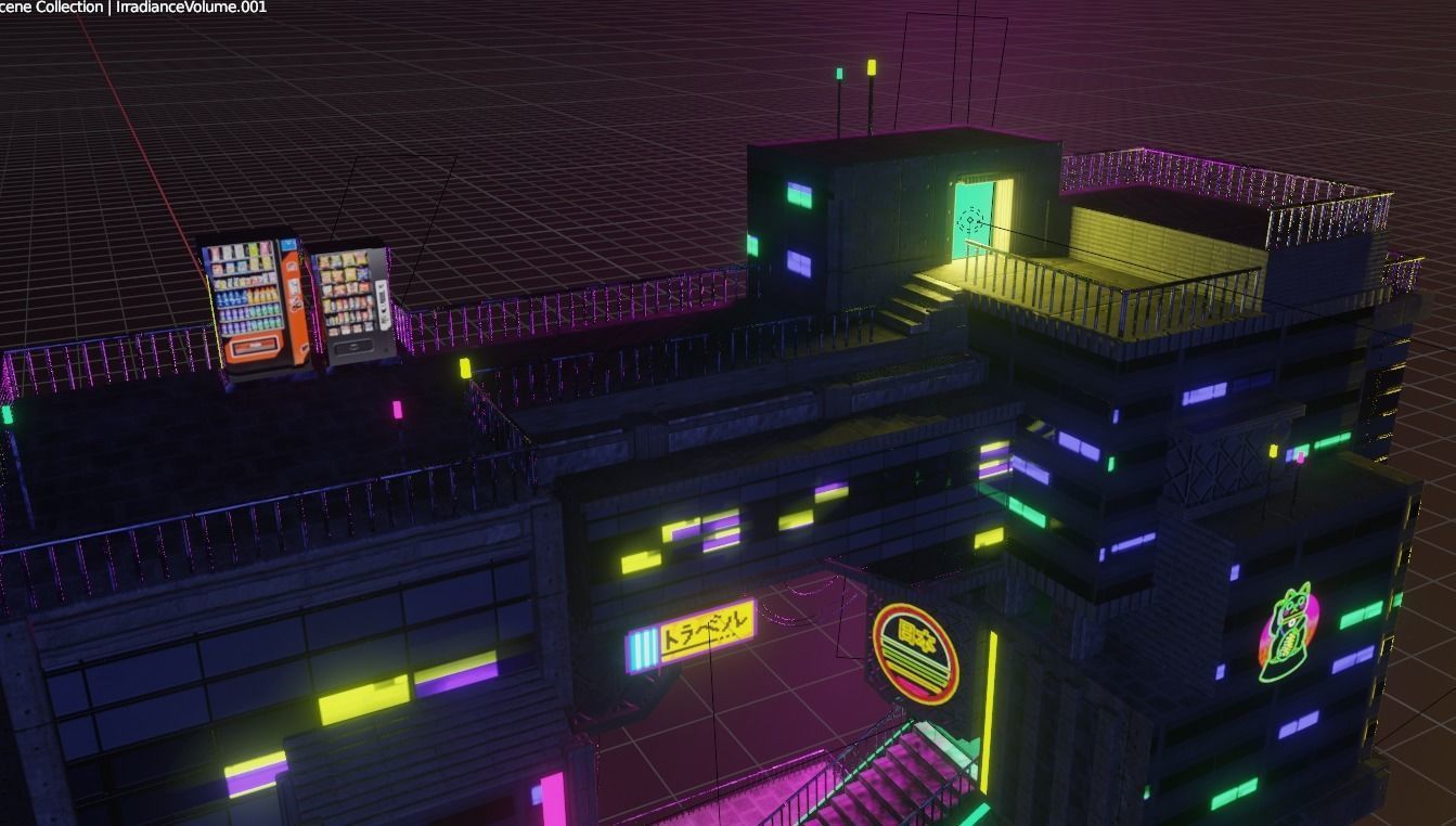 ABC Lettered Buildings - 36 Days of Type 3D model_31