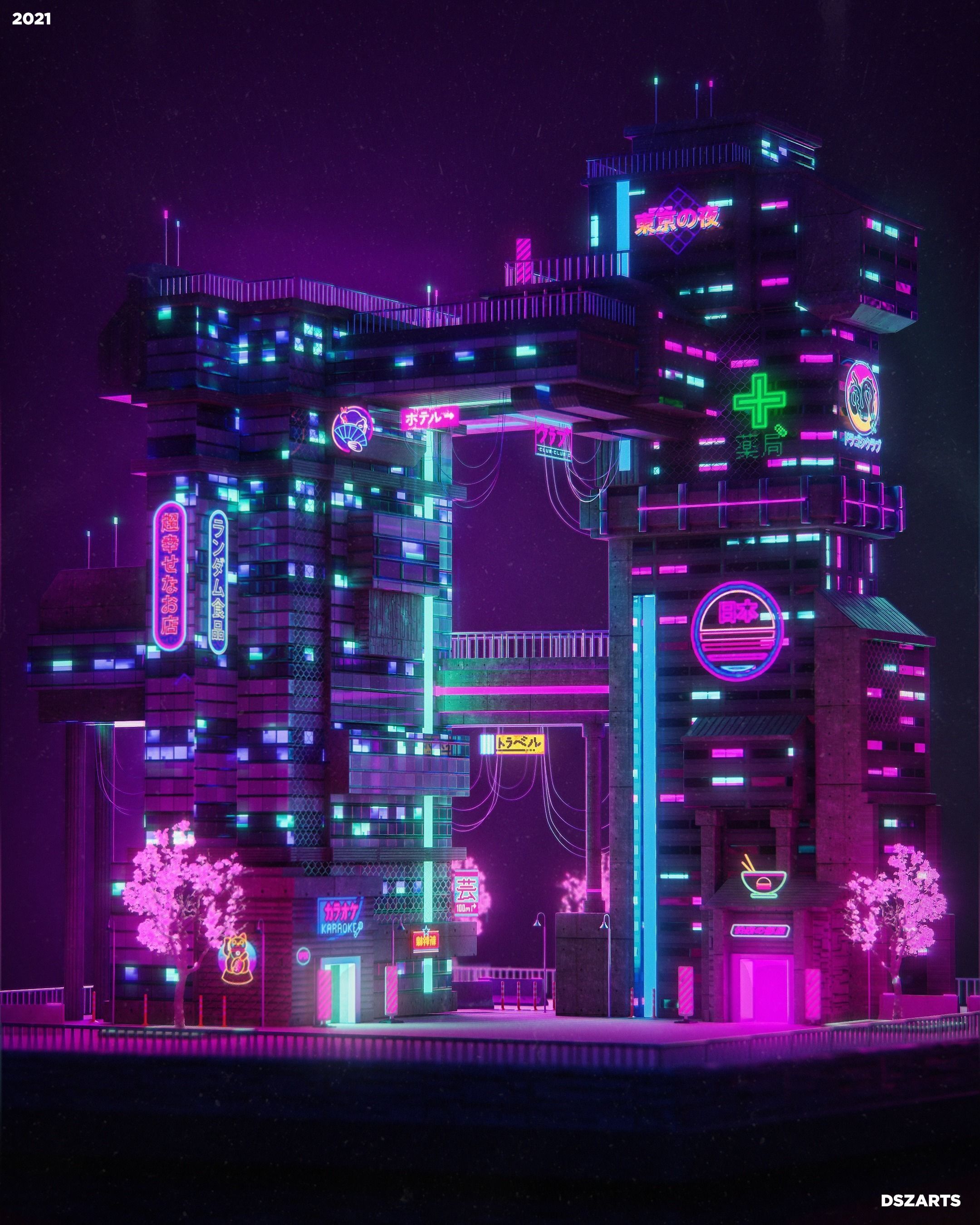 ABC Lettered Buildings - 36 Days of Type 3D model_3