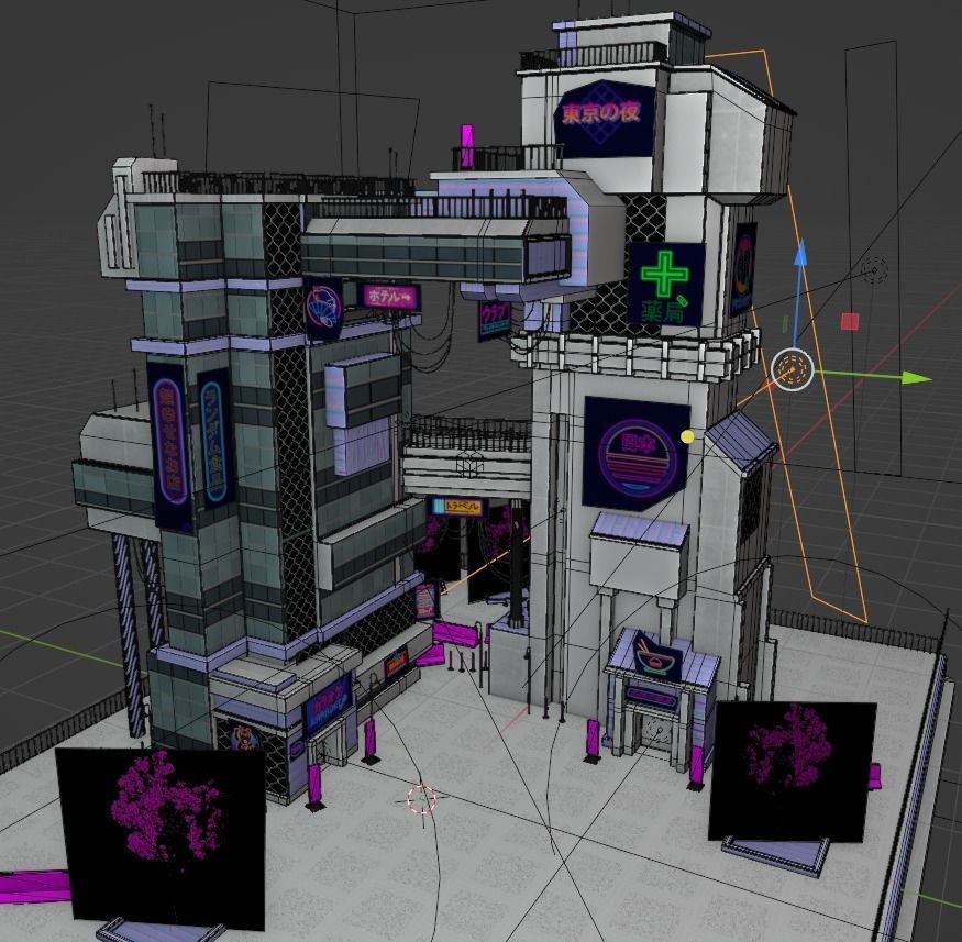 ABC Lettered Buildings - 36 Days of Type 3D model_20