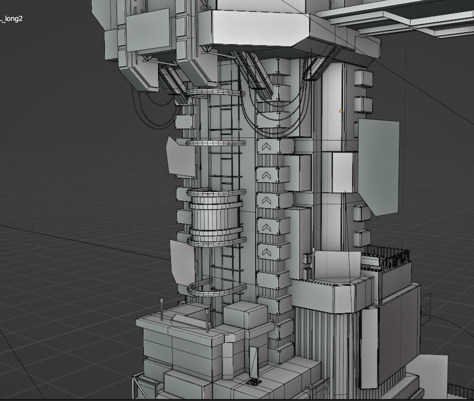 ABC Lettered Buildings - 36 Days of Type 3D model_63