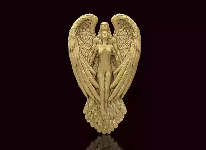 Angel 3d relief for printing and aspire applications
