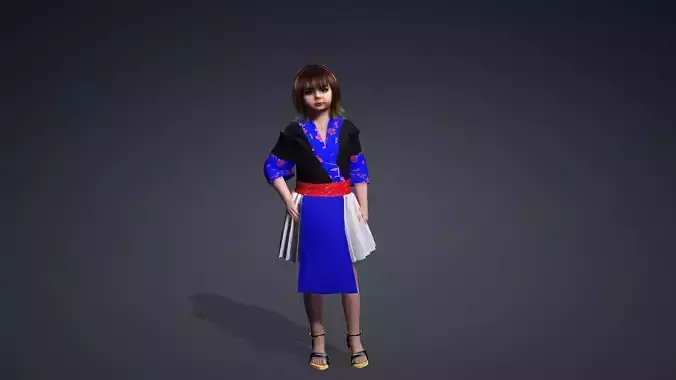 Hmong baby girl suit 