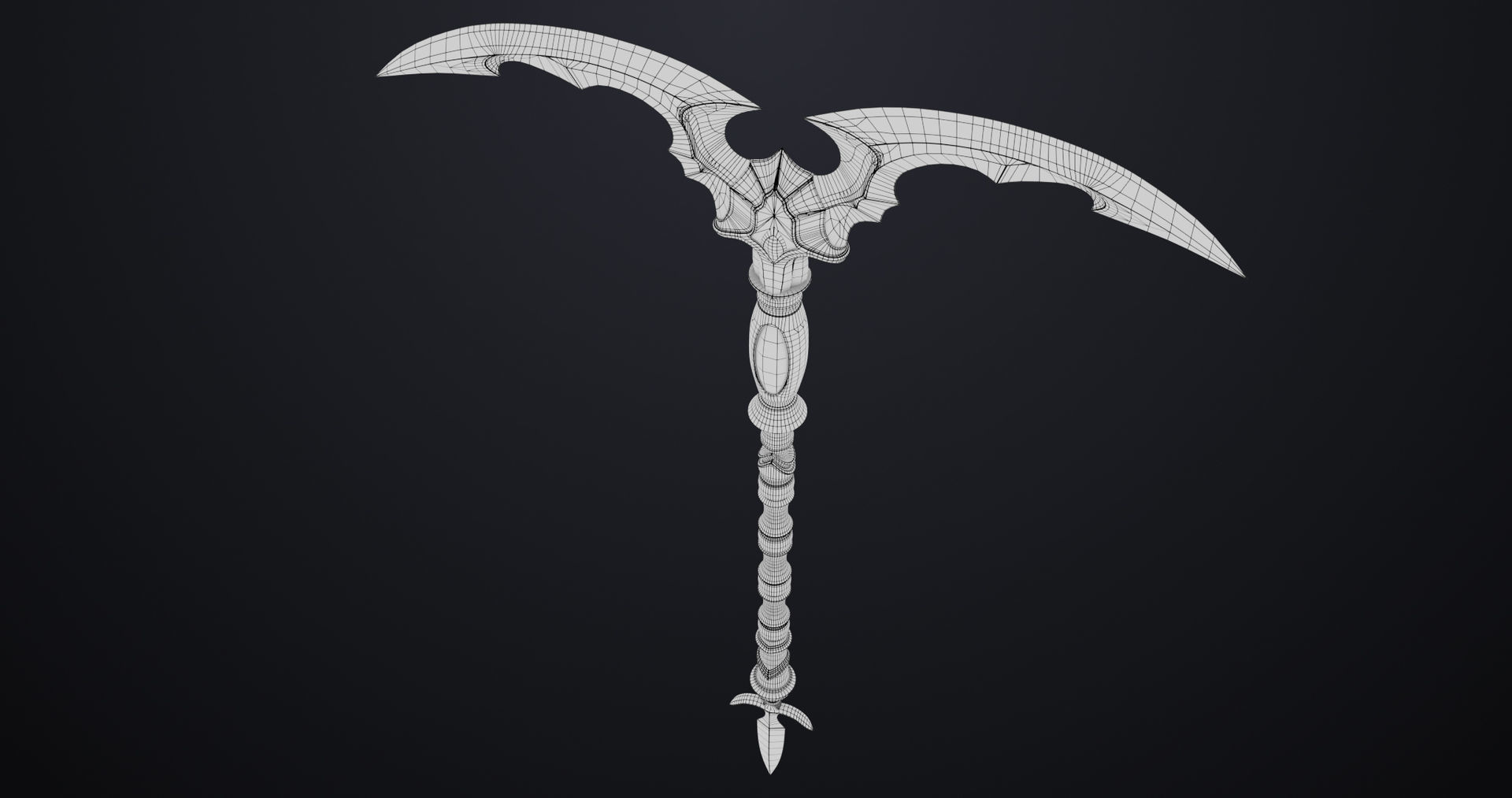 Battle Axe 05 All PBR Unity UE Textures Included Low-poly 3D model_27