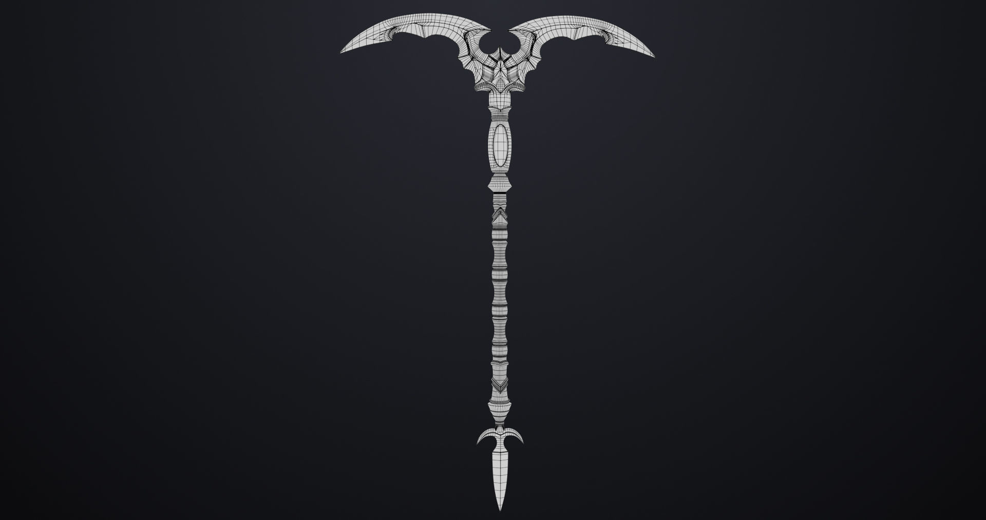 Battle Axe 05 All PBR Unity UE Textures Included Low-poly 3D model_21