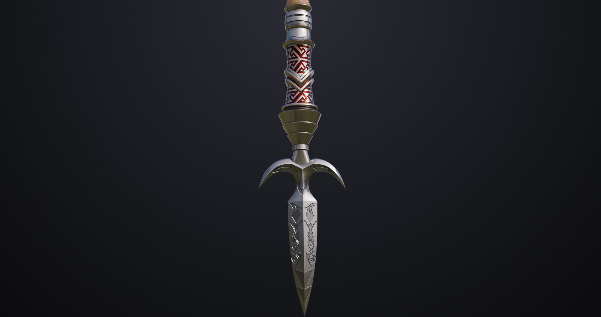 Battle Axe 05 All PBR Unity UE Textures Included Low-poly 3D model_17