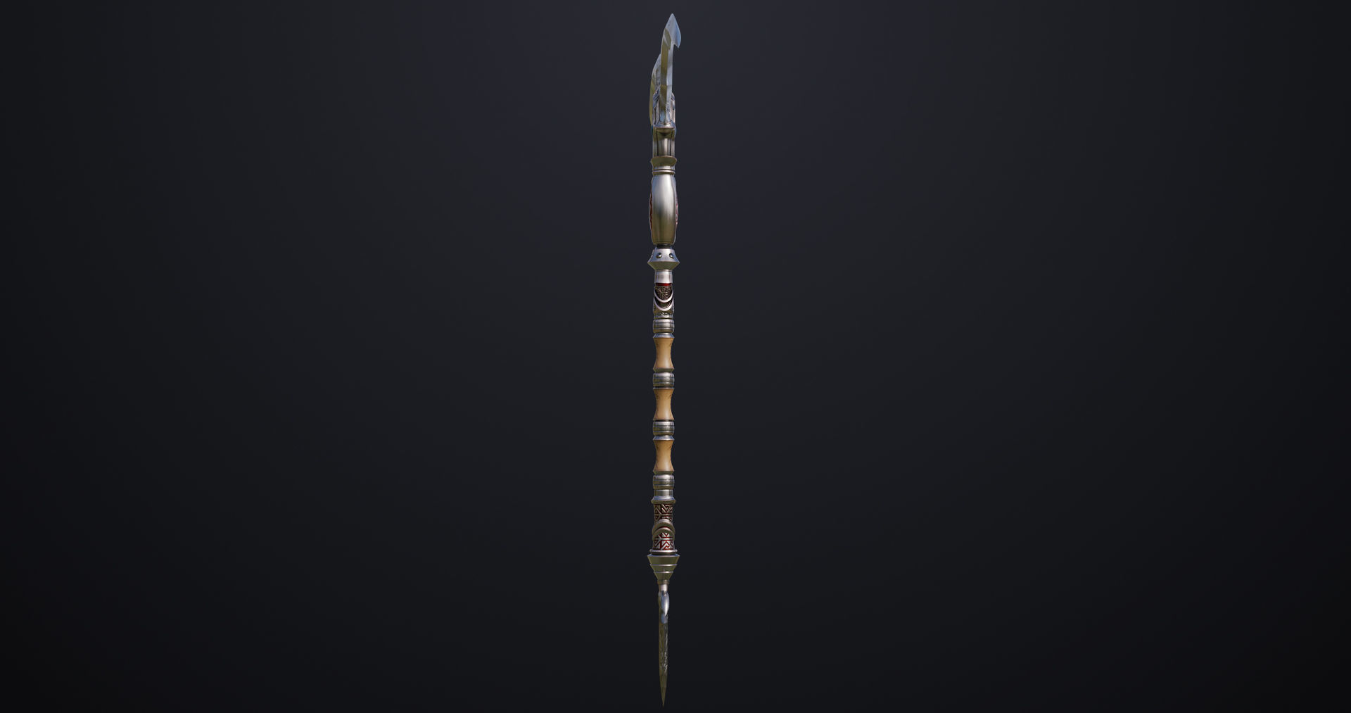 Battle Axe 05 All PBR Unity UE Textures Included Low-poly 3D model_8