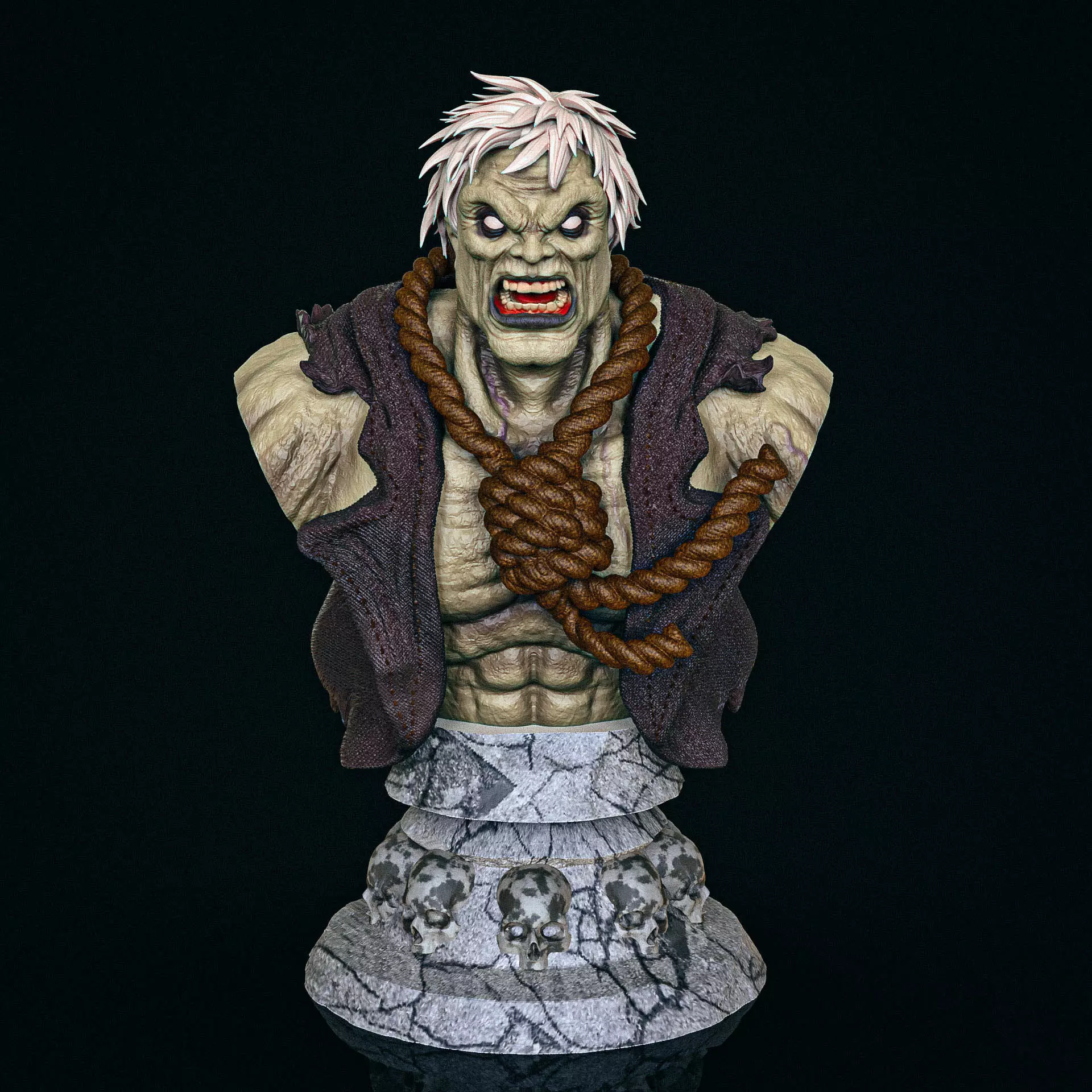 Solomon Grundy Bust 3D print model_0