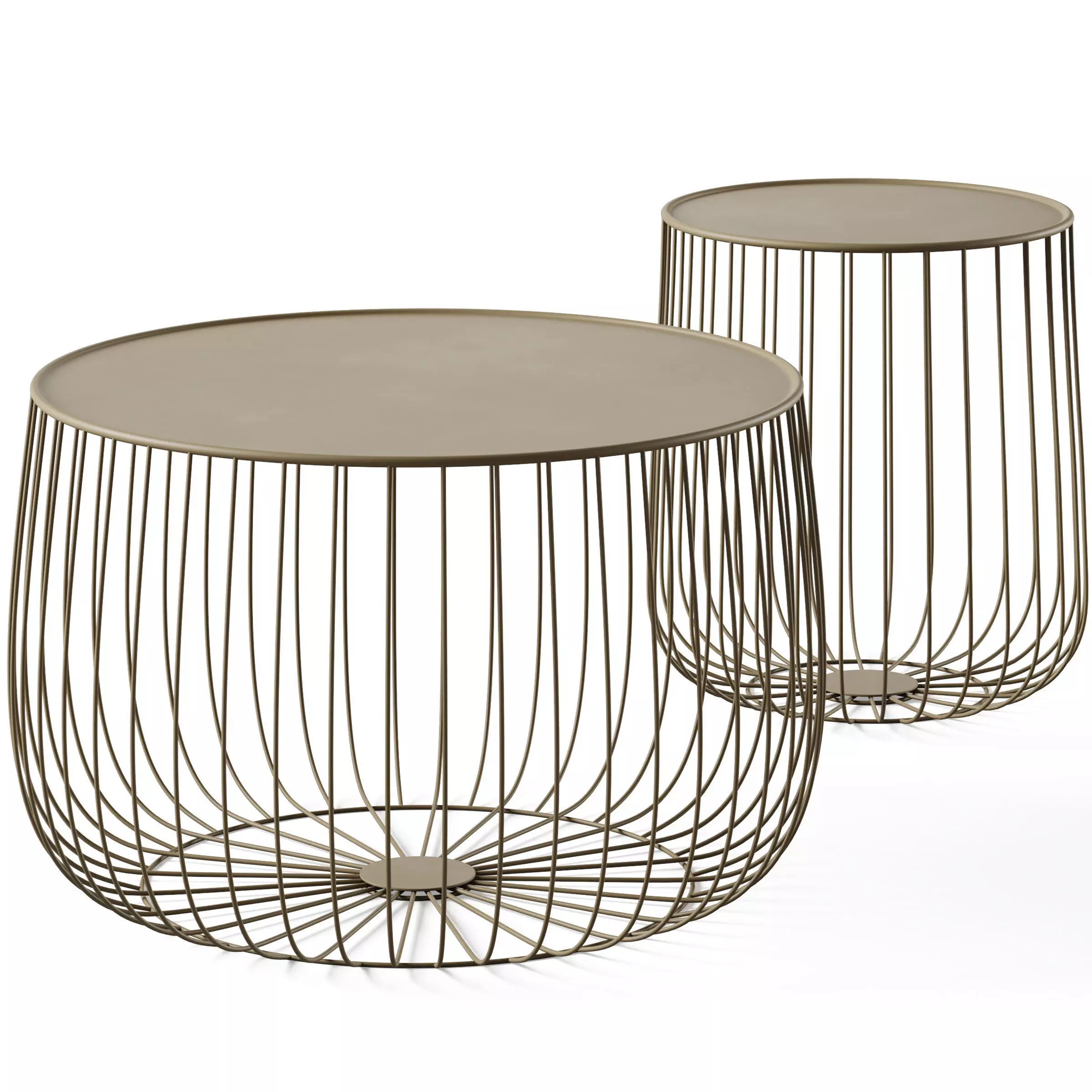 Coffee table Flat cage by Cosmo 3D model_0