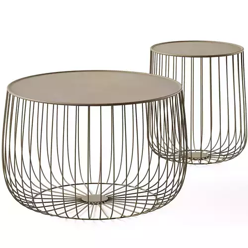 Coffee table Flat cage by Cosmo 3D model
