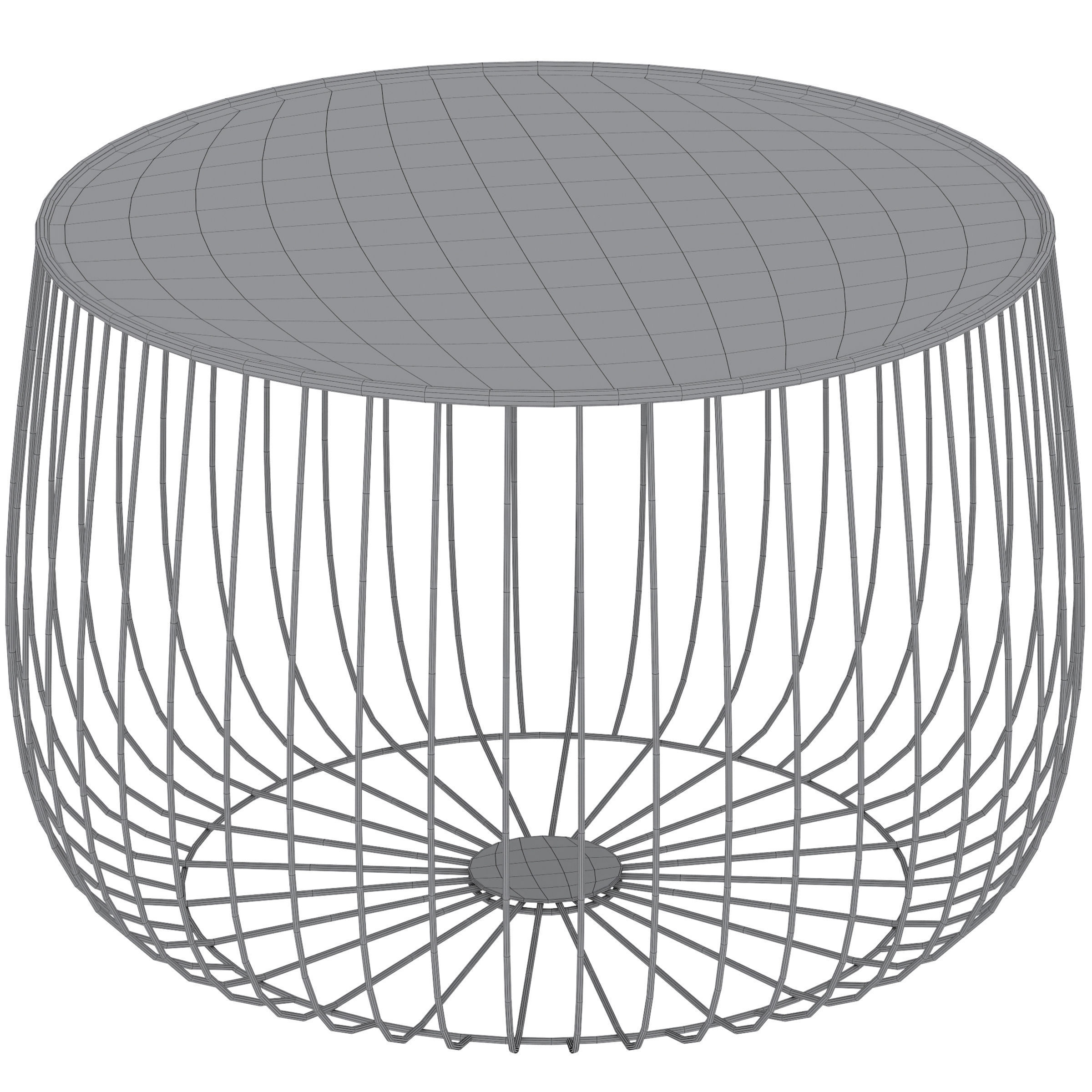 Coffee table Flat cage by Cosmo 3D model_3