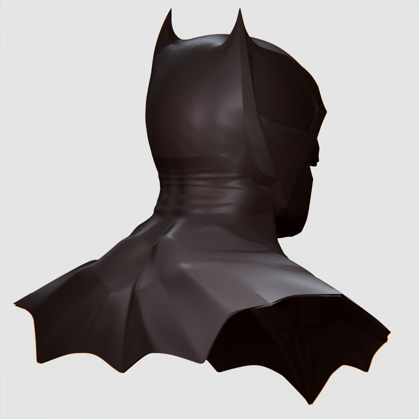 BATMAN NOEL COWL WITH NECK 3D print model_5