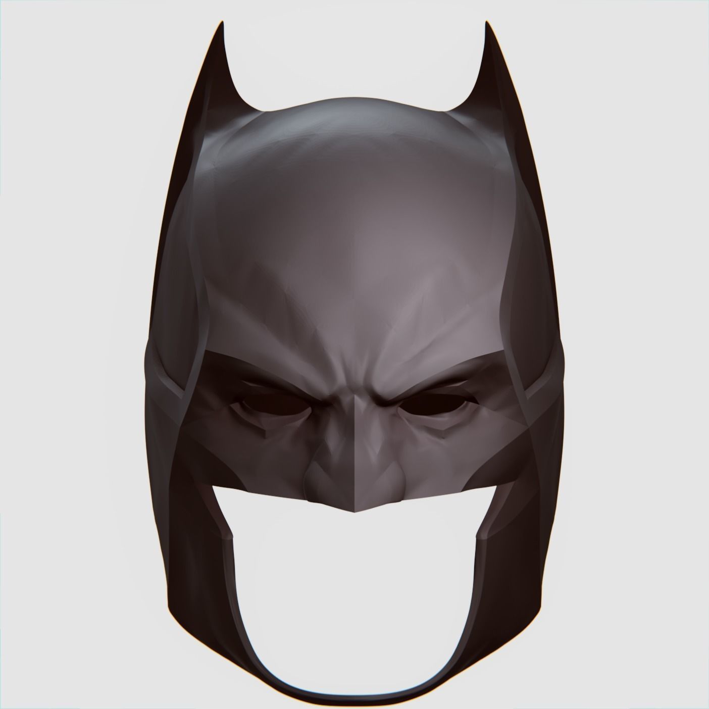 BATMAN NOEL COWL WITH NECK 3D print model_1