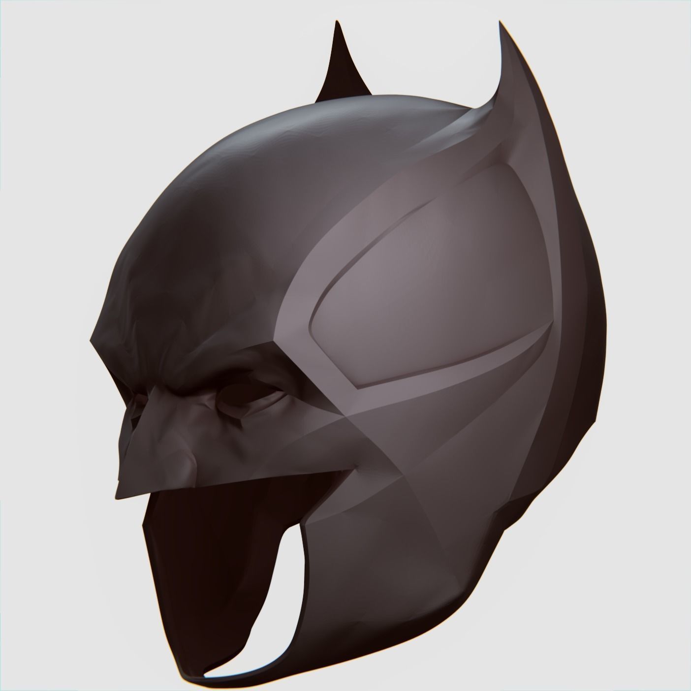 BATMAN NOEL COWL WITH NECK 3D print model_6