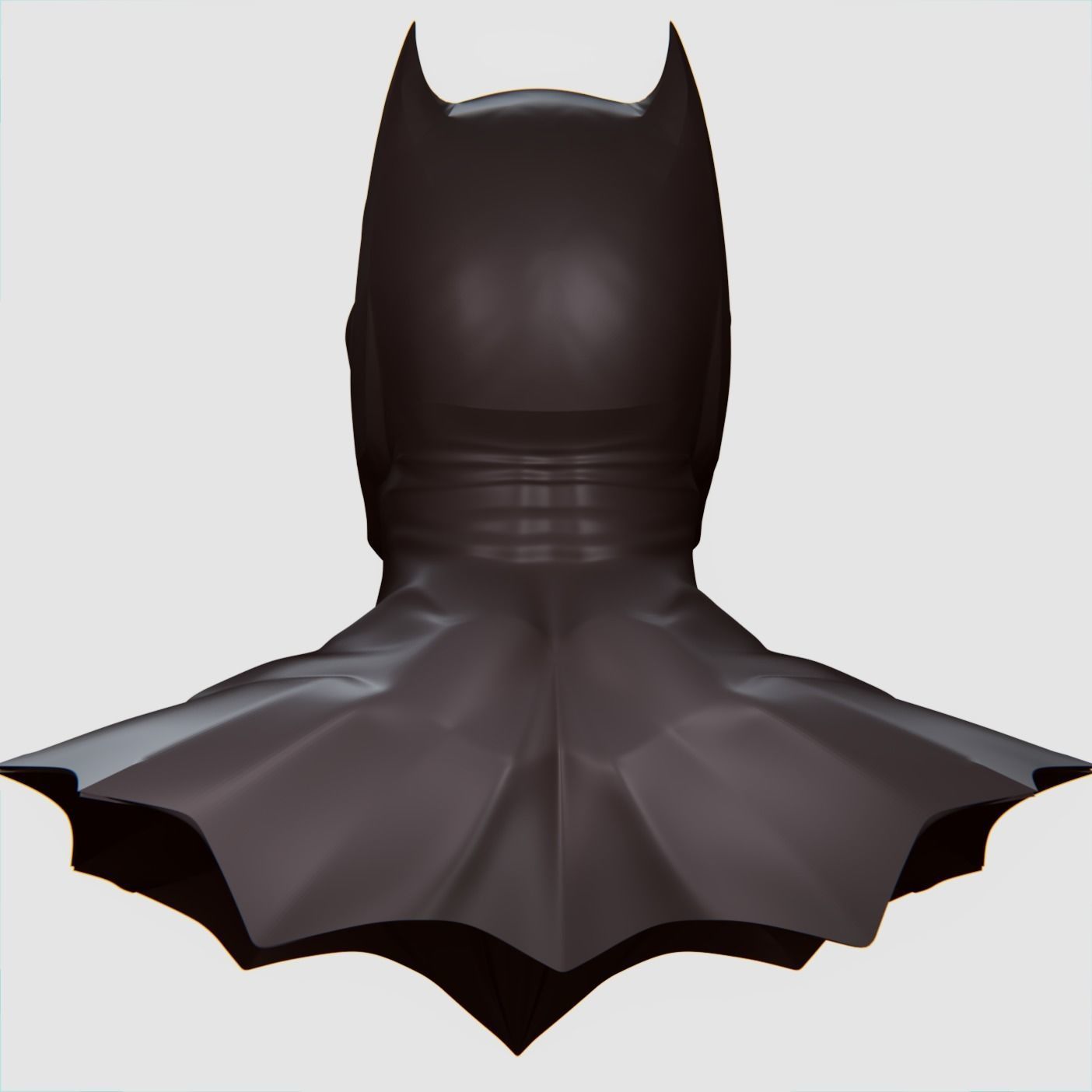 BATMAN NOEL COWL WITH NECK 3D print model_4