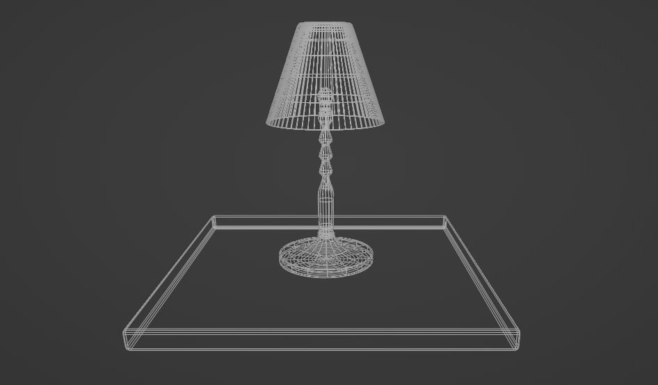 Table Lamp 3D model_6