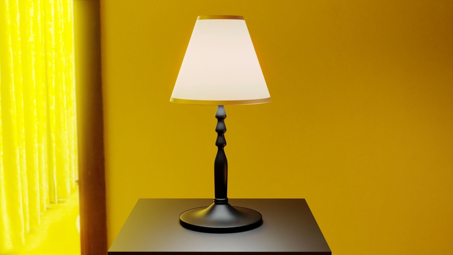 Table Lamp 3D model_3