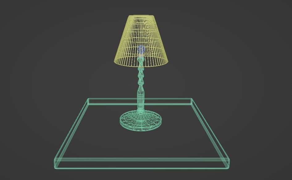 Table Lamp 3D model_1
